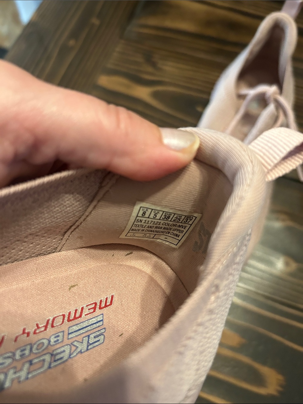 Skechers Women's Slip-On Knit Athletic Sneakers in Light Pink - Picture 10 of 12